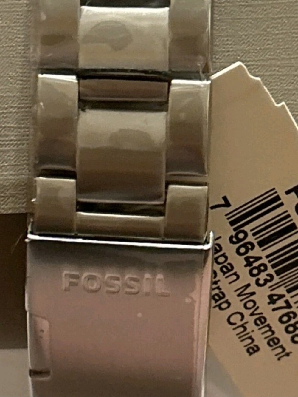 Fossil* Blue Stainless Steel Dive Watch. Mens Water Resistant - Picture 6 of 16